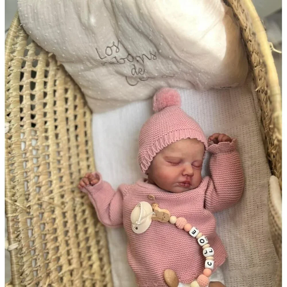 20Inch Realistic Baby Doll African American Reborn Babies Brown Farmhouse Doll